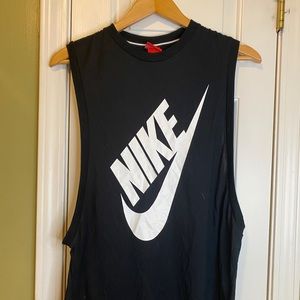 Nike Black & White Muscle Tee!